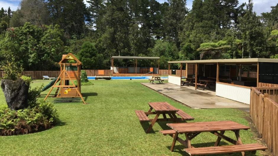Sapphire Springs Holiday Park And Thermal Pools Katikati Eksteriør billede